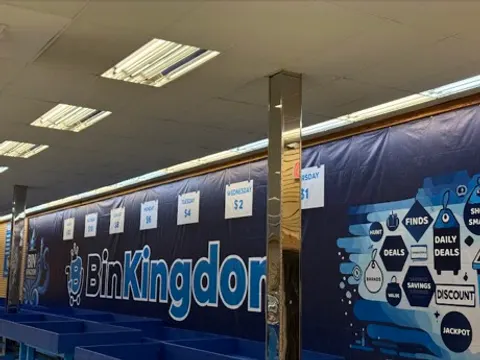 Bin Kingdom storefront in Concord, NC