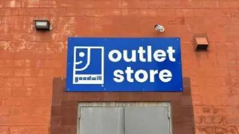 Goodwill Outlet Bellevue storefront in Bellevue, OH