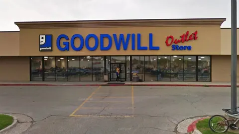Goodwill Outlet Des Moines storefront in Des Moines, IA