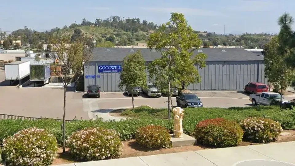 Goodwill Outlet Escondido storefront in Escondido, CA