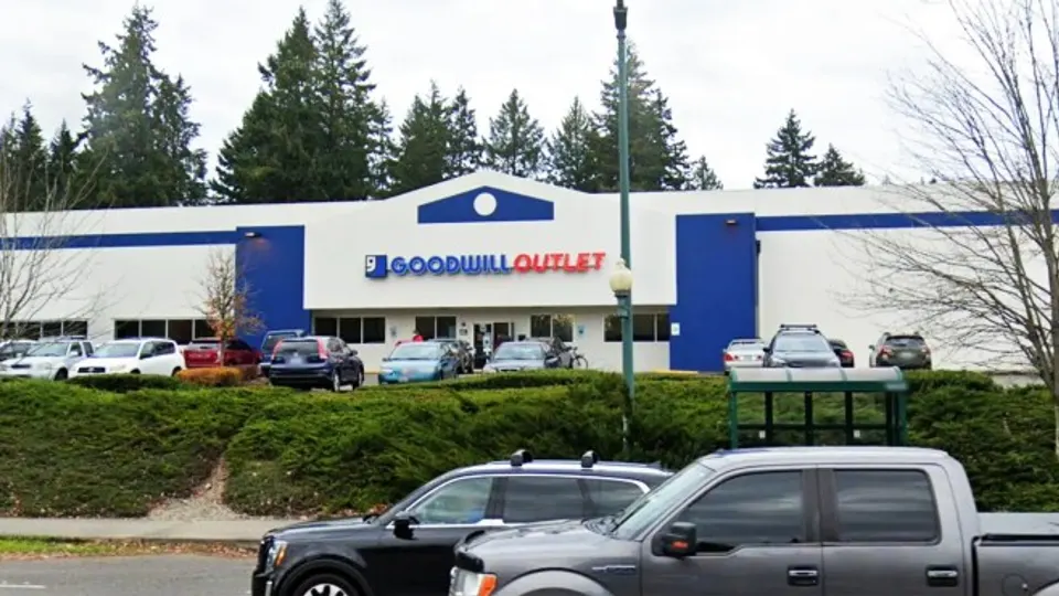 Goodwill Outlet Olympia storefront in Olympia, WA