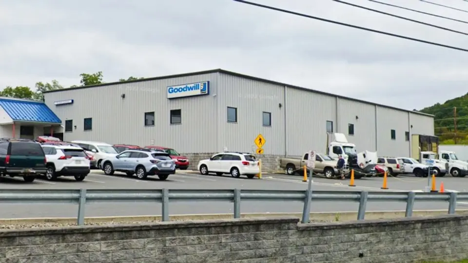 Goodwill Outlet Reading storefront in Reading, PA