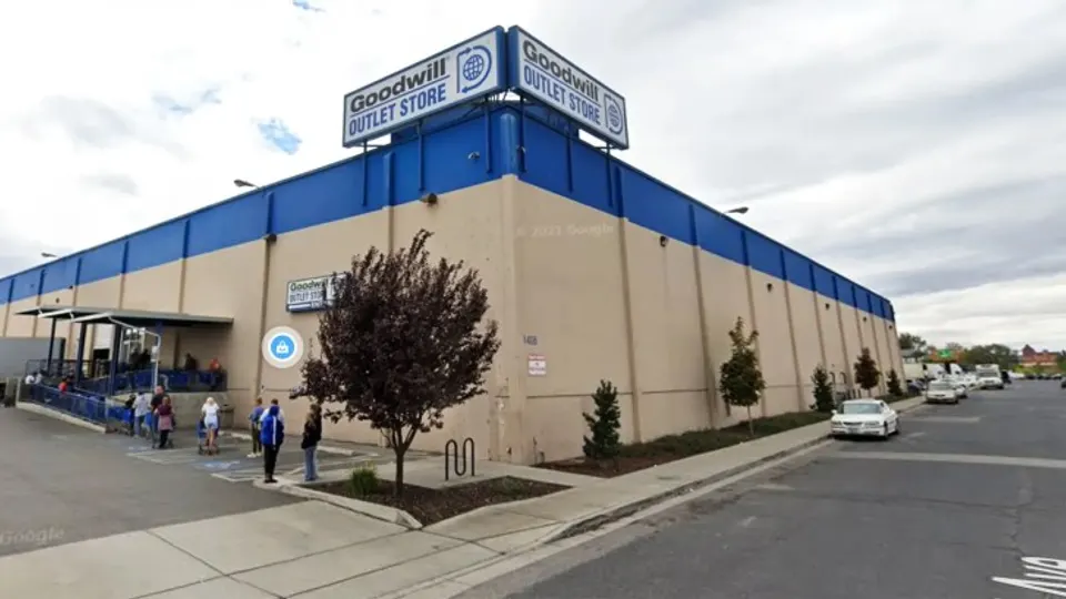Goodwill Outlet Spokane storefront in Spokane, WA