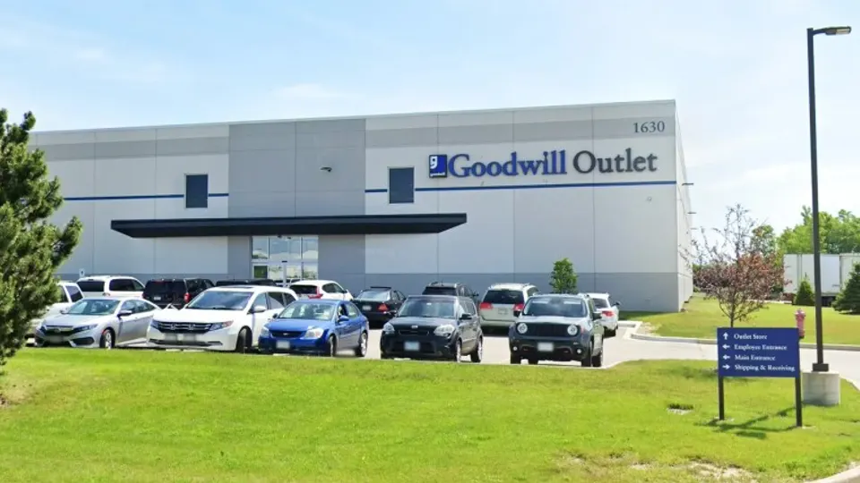 Goodwill Outlet Sturtevant storefront in Sturtevant, WI