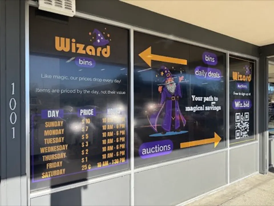 Wizard Bins & Auctions - Santa Rosa storefront in Santa Rosa, CA
